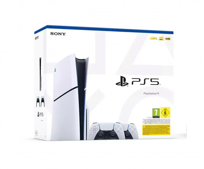 Стационарная игровая приставка Sony PlayStation 5 Slim Blu-Ray 1TB + DualSense Wireless Controller (1000042051, 1000042053, 1000042045)